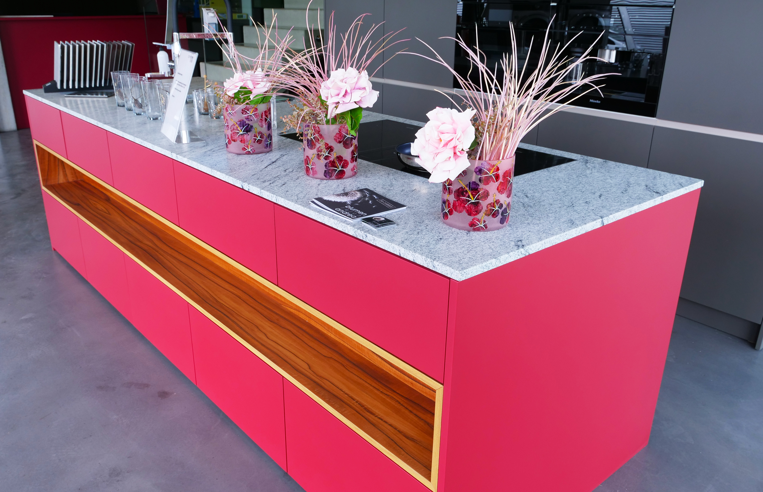 Eine Ausstellungsküche der zomo-form