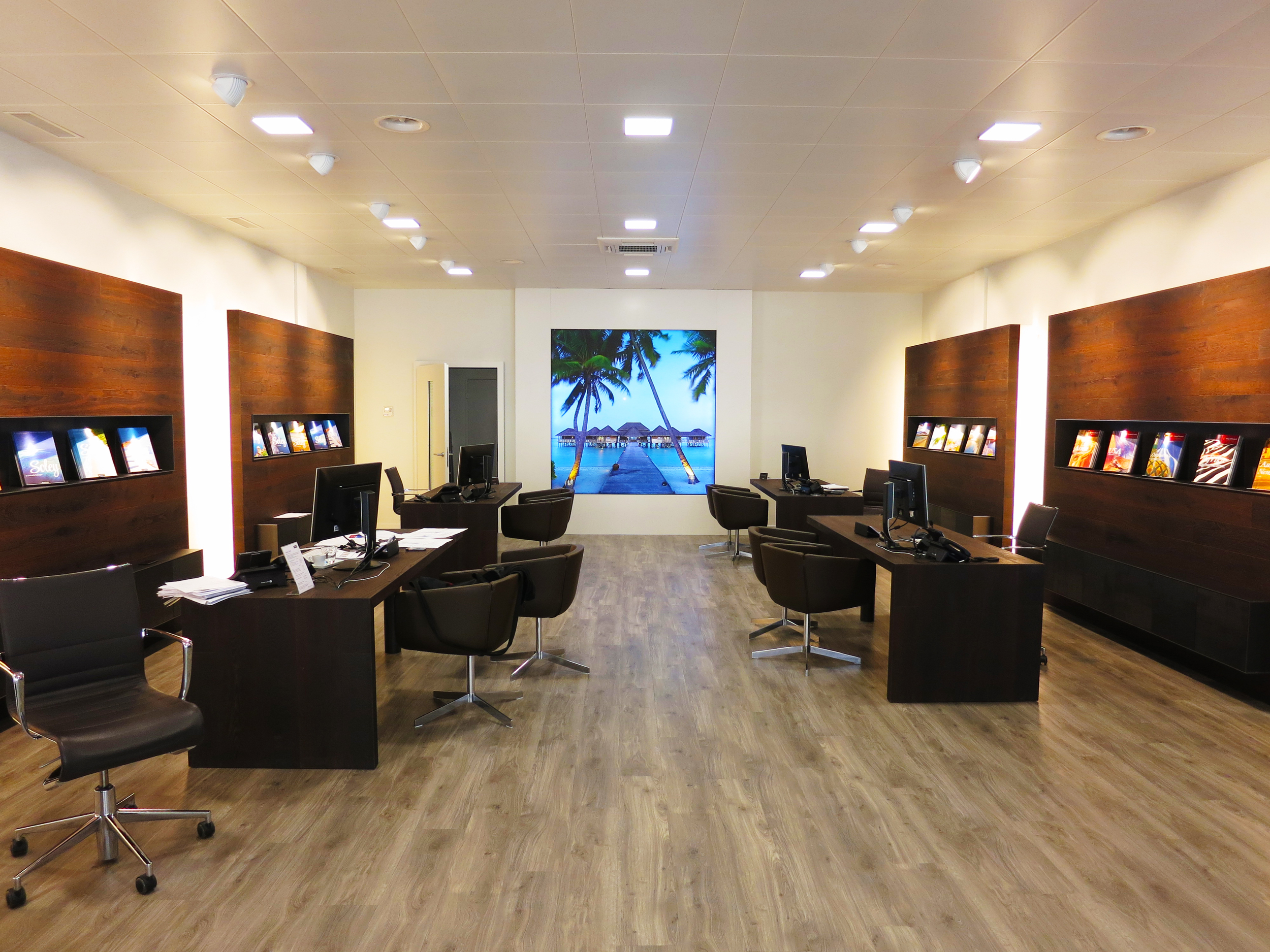 Eingangsbereich eines Reisebüros